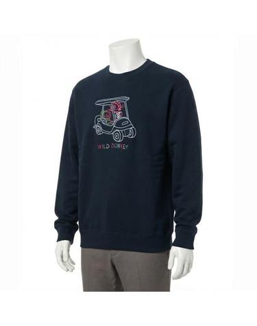 와일드동키 26FW BUGGY RAGLAN SLEEVES CREWNECK BLUENAVY 버기 래글런 슬리브 크루넥 맨투맨