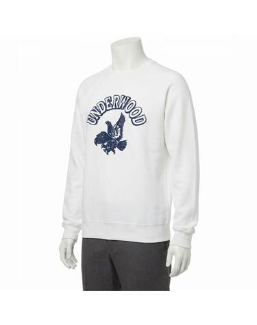 와일드동키 26FW UNDERWOOD RAGLAN SLEEVES CREWNECK WHITE 언더우드 래글런 슬리브 크루넥 맨투맨