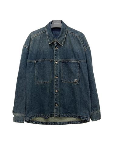 논현 더팩토리25FW 우영미 포켓 디테일 데님 셔츠 자켓 블루 W253SH23 981L
