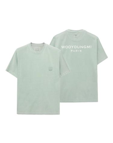 26SS 우영미 민트 백로고 반팔 티셔츠 W261TS07783M