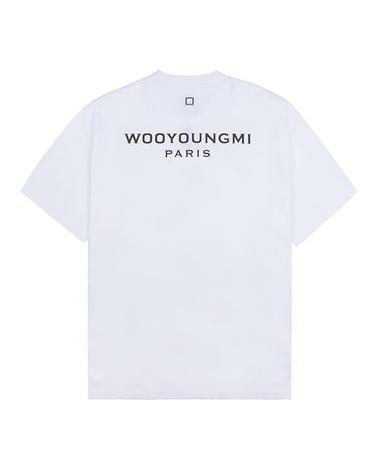 우영미 W261TS07 701W 코튼 백로고 티셔츠