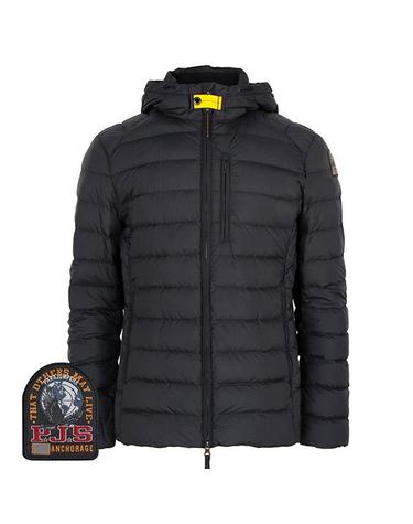 파라점퍼스 26FW 블랙 라스트미닛 후드 덕 다운 자켓 PMPUSL02 0541