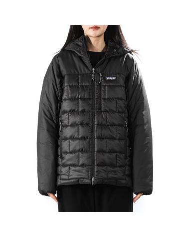 파타고니아25FW 85400 BLACK 여성 하이로프트 나노 후드 패딩 자켓