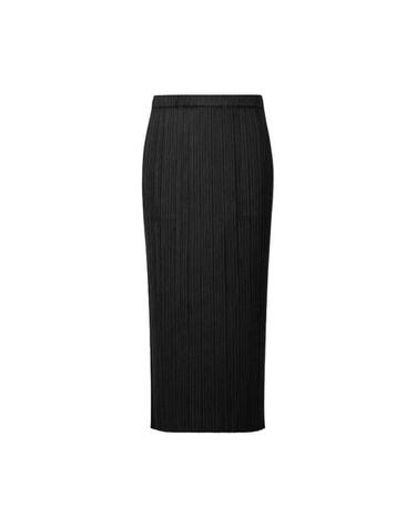 이세이미야케 플리츠 플리즈 베이직 스커트 블랙 PP15 JG112 15