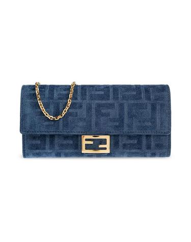 26SS 펜디 FF 데님 체인 월렛백 8M0365 AW5H F1UJW