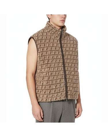 펜디 FF teddy vest FT0060 APOP F1EPI FF 테디 베스트