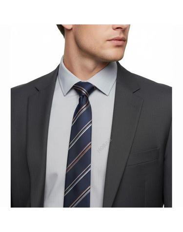 폴스미스 투 스트라이프 실크 타이 M1A 0TIE T41641 49