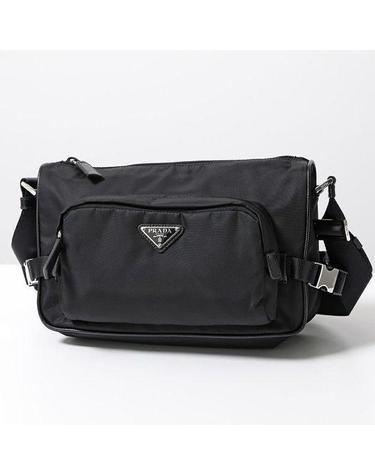 PRADA 프라다 26 미디움 리나일론 및 사피아노 가죽 숄더백 2VH192 VOOO 2DMG F0002