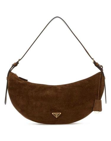 PRADA 프라다 리에디션 2005 드뮈룬 라지 스웨이드 숄더 백 1BC255 OVO 2C4S F0324