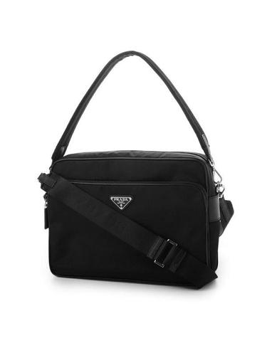 PRADA 프라다 26 리나일론 및 사피아노 레더 숄더백 2VH203 2DMH F0002