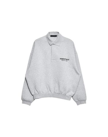 24FW 에센셜 기모 맨투맨 192HO244398F LIGHT HEATH