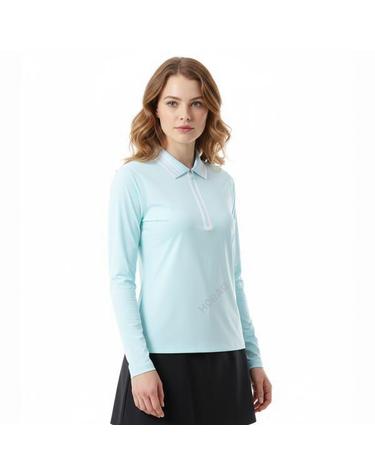 지포어 SILKY TECH NYLON QUARTER ZIP POLO GLP000001DAYBREAK 여성 실키 테크 나일론 쿼터 짚 폴로