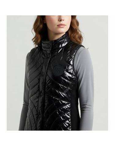 지포어 LADIES QUILTED NYLON COATED MERINO G4LF23O53ONYX 여성 퀼팅 나일론 메리노 베스트