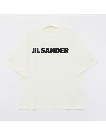 질샌더 영문로고 박스핏 반팔 남성 티셔츠 J22GC0221 J20347 102