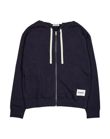 JIL SANDER 질샌더 ZIPPED HOODIE J47HG0101 J20039 402 로고 후드 집업