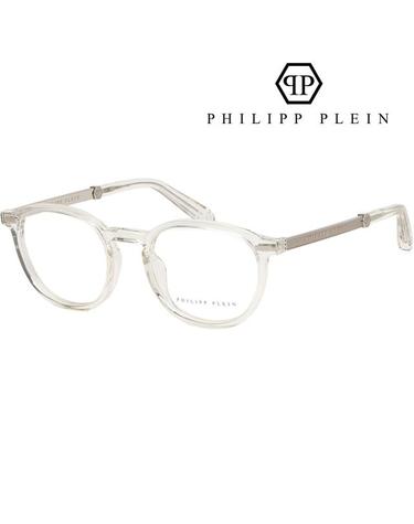 필립플레인 안경테 VPP057 0880 명품 투명 라운드 뿔테 패션 PLEIN GOLD SILHOUETTE