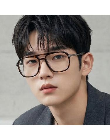 필립플레인 안경테 VPP018 0722 투브릿지 명품 남자 여자 다크 하바나