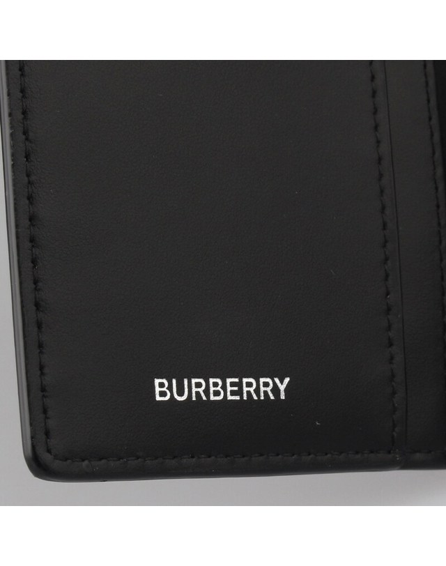 버버리 [명품]BURBERRY 체크 남성 장지갑 8073281 8073281 BLACK 착용컷