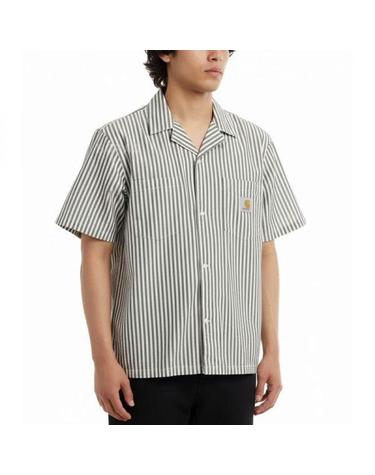 칼하트 윔 26 SS LEAVEL SHIRT I036203 3K4XX 리벨 스트라이프 반팔 셔츠