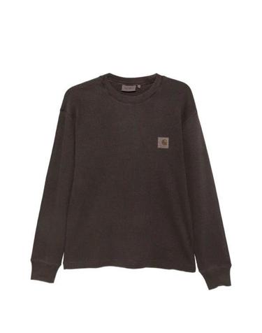 26FW 칼하트 WIP 롱슬리브 비스타 와플 티셔츠 I035304 47GD TOBACCO DOM