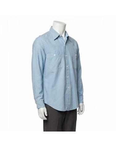 캡틴선샤인 Work Shirt KS25SSH16LIGHT INDIGO BLUE 워크 셔츠