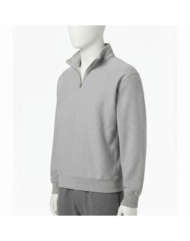 캡틴선샤인 26 Suvin Sweat Halfzip PO KS26SCS03 FEATHER GREY 수빈 스웻 하프집 폴로