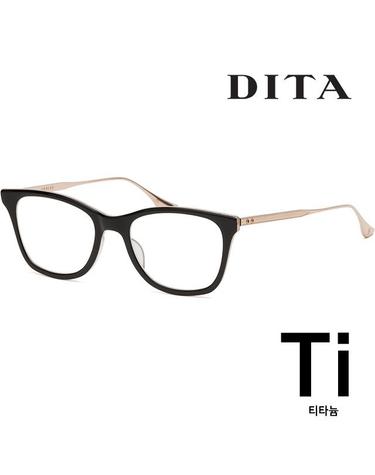 디타 티타늄 안경테 ASHLAR 애슐라 DTX505 50 01 뿔테 초경량