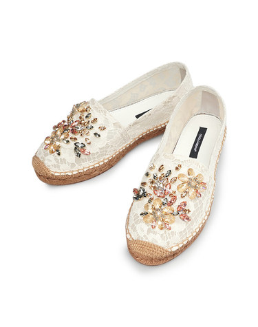 [중고] 240mm 아이보리 패브릭 여성 플랫 슈즈 CE0002 AL242 80019 PC0242 SH00 040