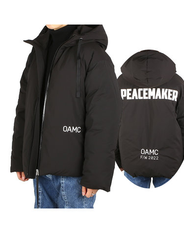 22FW OAMC 로고 프린트 후디 패딩 자켓 28OAU63 TESBA032 001