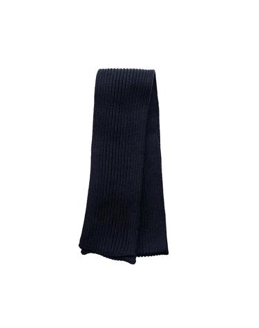 25FW 골지 울 숏 머플러 SHORT SCARF NAVYBLUE