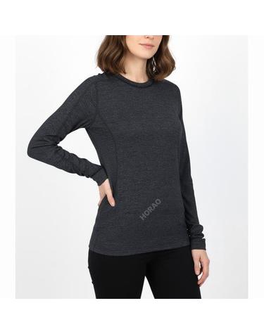 블랙다이아몬드 솔루션 150 메리노 베이스 크루 WOMENS Black NAWAP760021