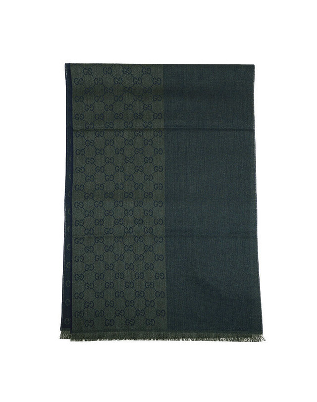 구찌 [명품] GUCCI 구찌 머플러 344994 4G200 1168 머플러 네이비 착용컷
