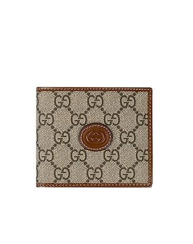[명품] 구찌 CG 수프림 캔버스 인터로킹 남성 반지갑 671652 92TCG 8563