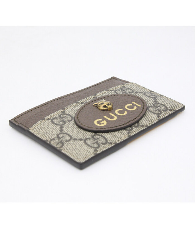 구찌 [명품]구찌 네오 빈티지 수프림 카드홀더 597557 K9GOT 8861 여주아울렛 597557 K9GOT 8861 BLACK 착용컷
