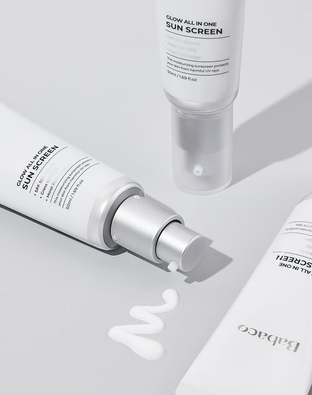 바바코 바바코 올인원 물광 선크림 50ml 착용컷