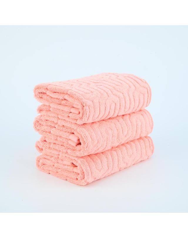 키리아 키리아 자카드 디자인 마운트 호텔 수건 200g 코마사 10장 착용컷