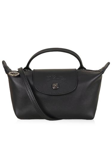 롱샴 26FW 여성 르 플리아쥬 엑스트라 XS 토트백 블랙 34205 987 001