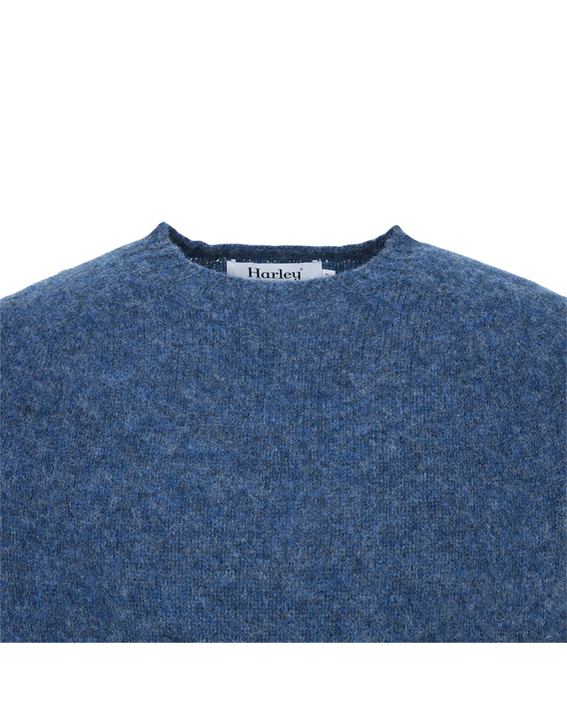 할리오브스코틀랜드 26FW 할리 오브 스코틀랜드 쉐기독 니트 M3834 7 DENIM 착용컷