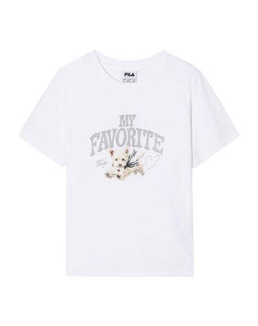휠라 여성 마이티셔츠 스탠다드 FS262RS01F026-191