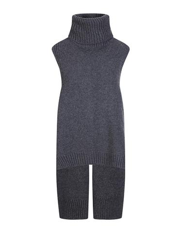 [MOMEN] Turtle Neck Muffler_CHARCOAL GREY_XMTBVYWB21105
