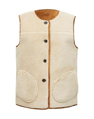 [MOMEN] Reversible Mustang Vest - Camel_XMTQC3WB41135