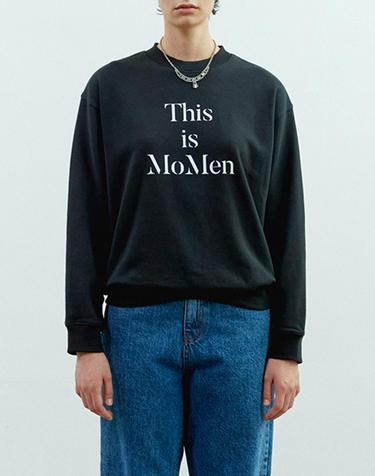 [MOMEN] This is Momen Sweat - Black_XMBALYZA31106