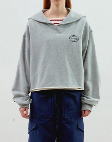 [MOMEN] Sailor Collar Sweat - Grey_XMTALYZA41104