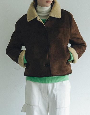 [MOMEN] Brownie Crop Mustang - Camel Brown_XMTFU3WC11125