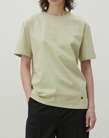[MOMEN] Basic Cotton T- shirts- Pale Khaki_XMBAS3Y311144