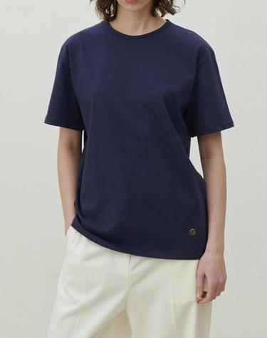 [MOMEN] Basic Cotton T- shirts- Navy_XMBAS3Y311156