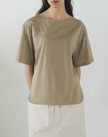 [MOMEN] Tailoring T- shirts - Beige_XMCAS3M611134