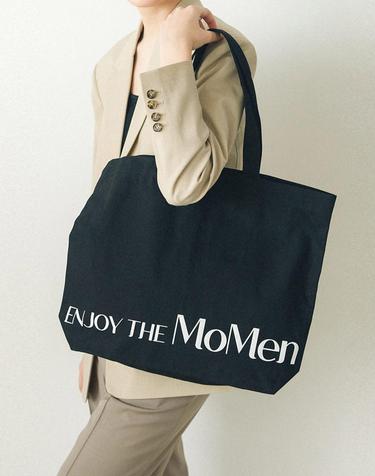 [MOMEN] Momen Big Eco Bag - Black_XMCUB3Y511106