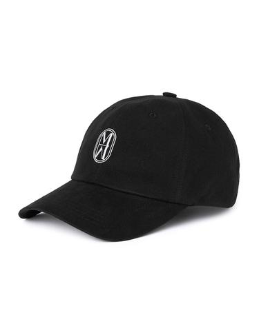 [MOMEN] Double M Logo Ball Cap - Black_XMCXEYXA41106