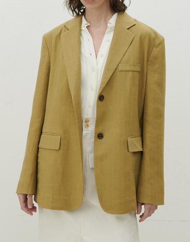 [MOMEN] Back Slit Jacket - Khaki_XMTFU3S411145